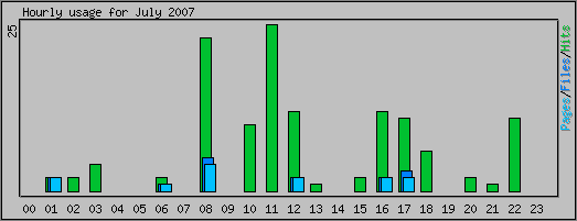 Hourly usage