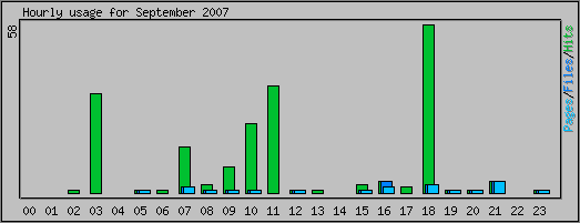 Hourly usage