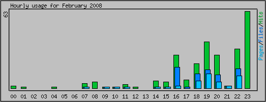 Hourly usage