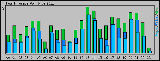 Hourly usage