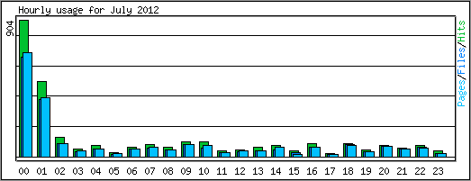 Hourly usage