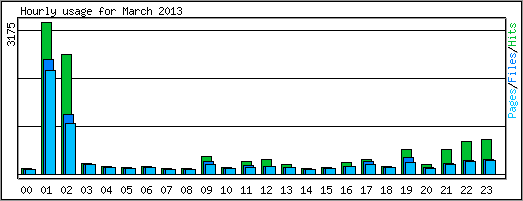 Hourly usage