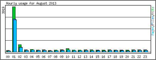 Hourly usage