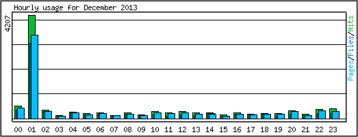 Hourly usage