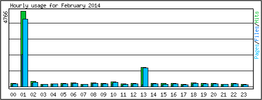 Hourly usage