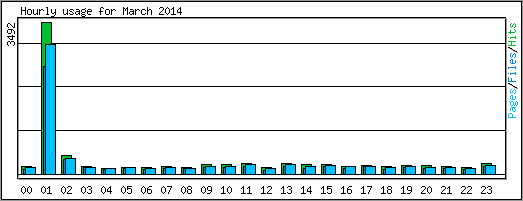 Hourly usage